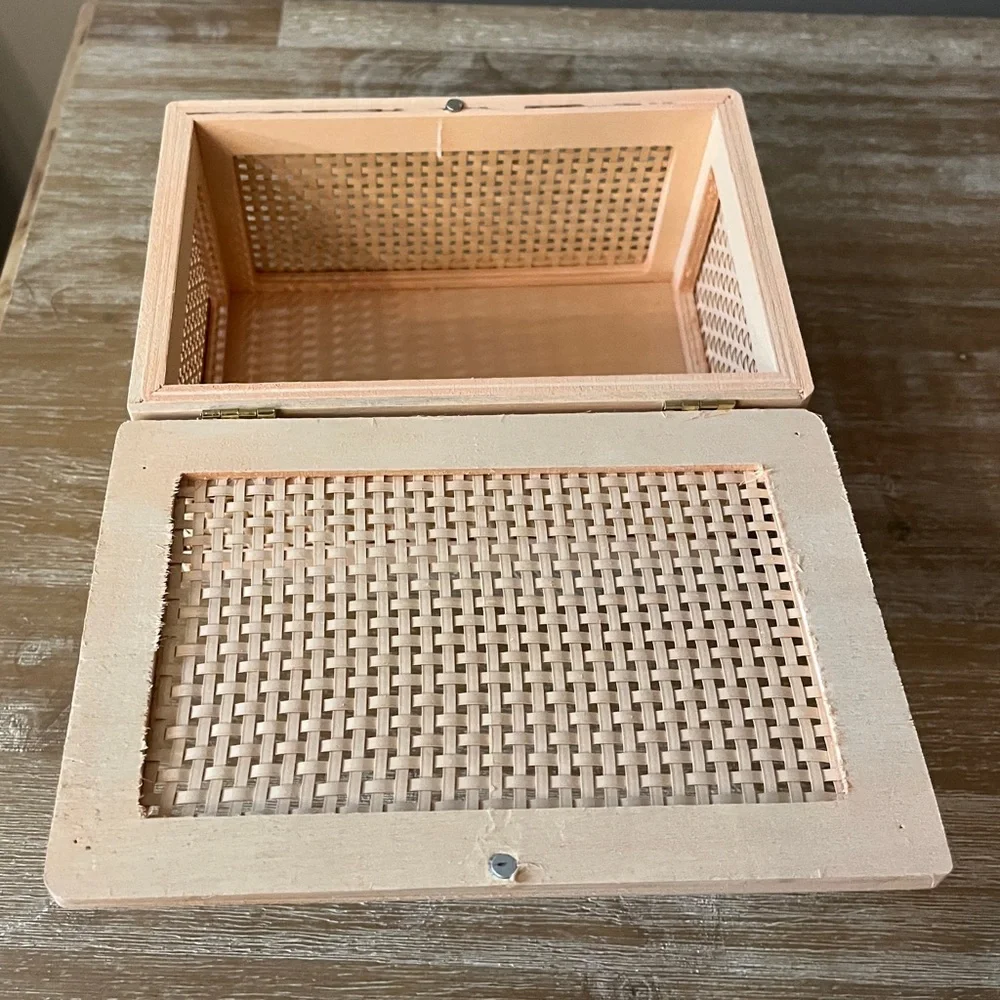 Target. Woven Wooden Box
